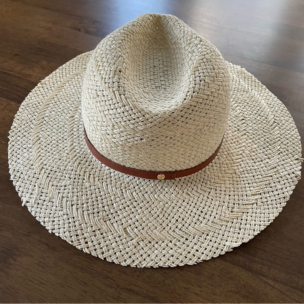 NWT Janessa Leone Ivana straw hat, size small